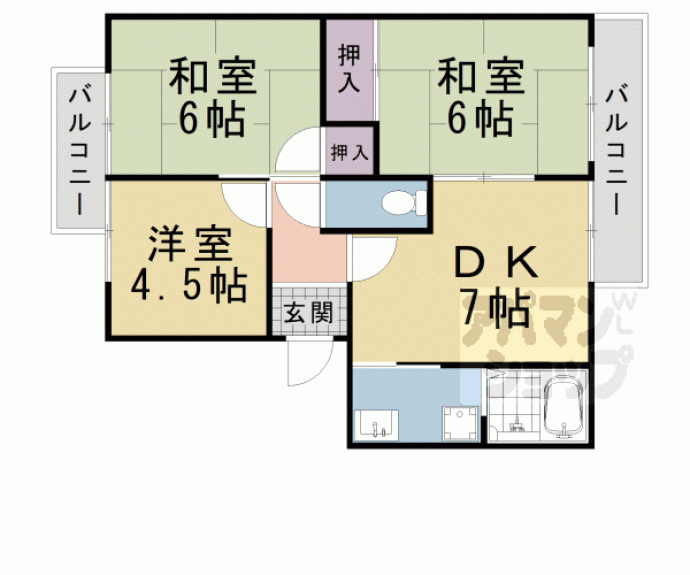 【ＷＥＳＴＨＩＬＬ　Ⅱ】間取