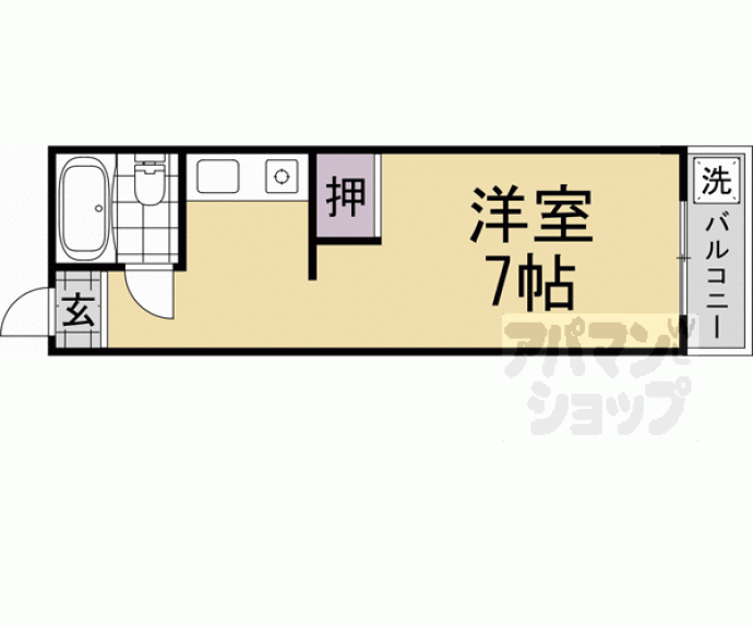 【コーポ池端】間取