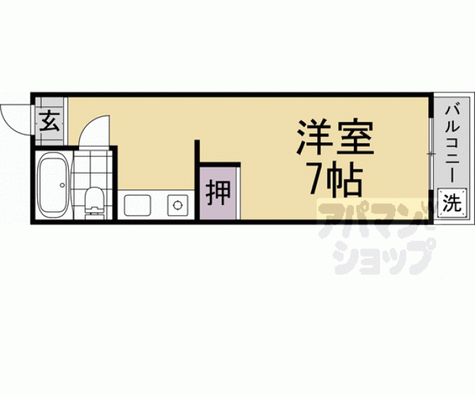 【コーポ池端】間取