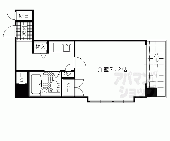 【ＤＥＴＯＭ－１今出川通】間取