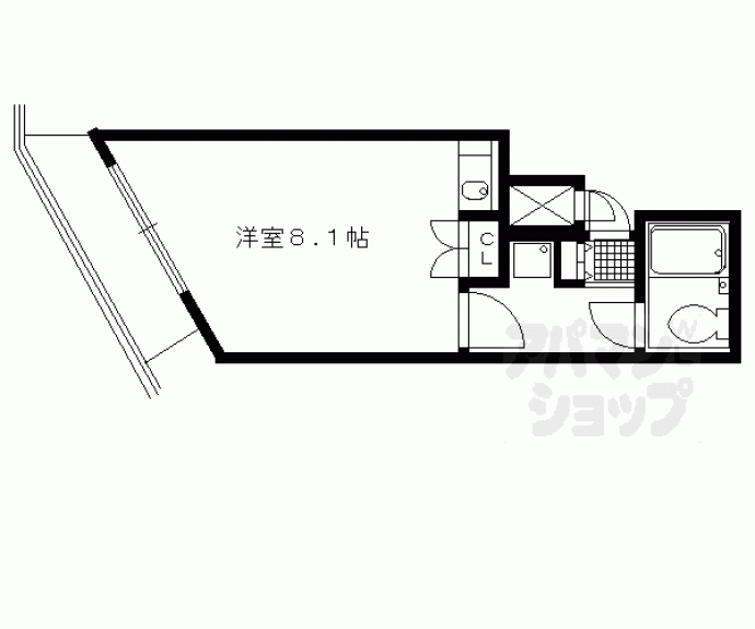 【ＤＥＴＯＭ－１今出川通】間取