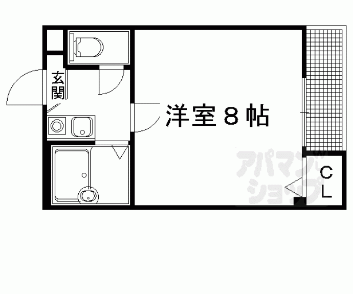 【ヴィラ東海１６号館】間取