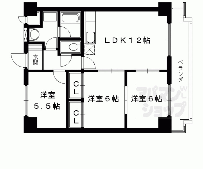 【プレミール段町】間取