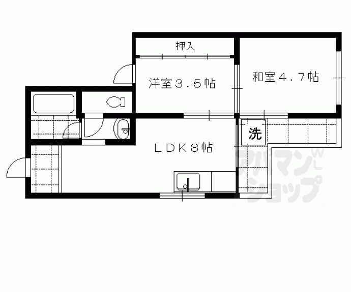 【吉田マンション】間取