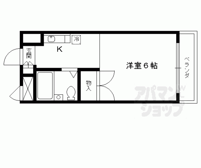 【パラドール円町】間取