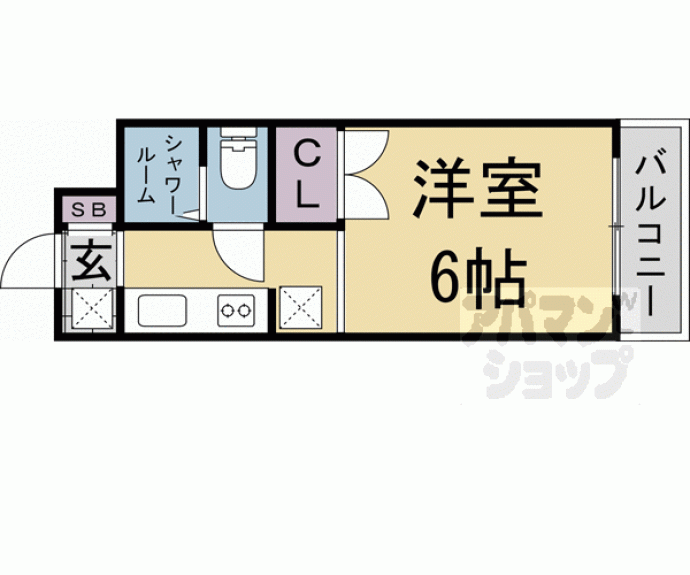 【パラドール円町】間取