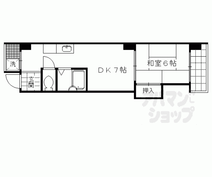 【コーポ大耋】間取