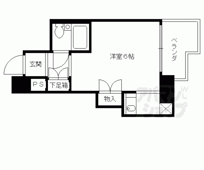 【デ・リード京都東洞院】間取