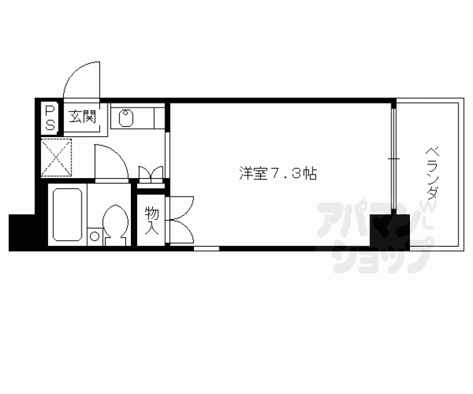 【デ・リード京都東洞院】間取