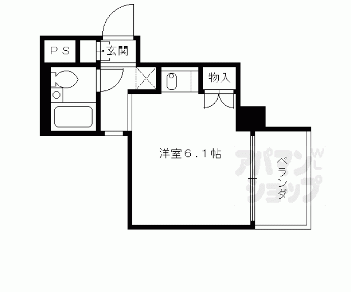 【デ・リード京都東洞院】間取