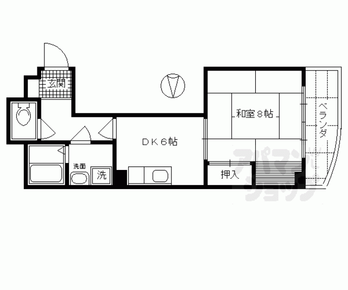 【シェルハイム中塚】間取