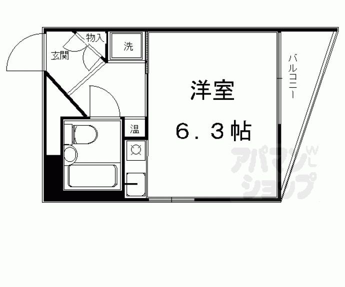 【インペリアル烏丸今出川】間取