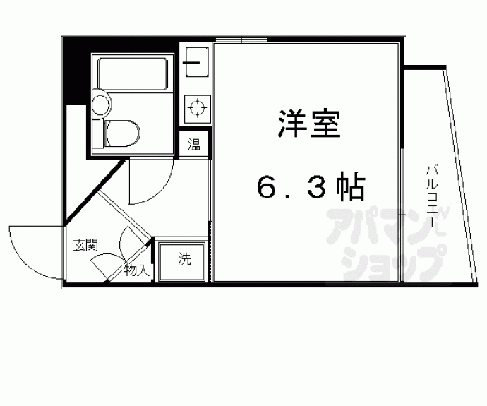 【インペリアル烏丸今出川】間取