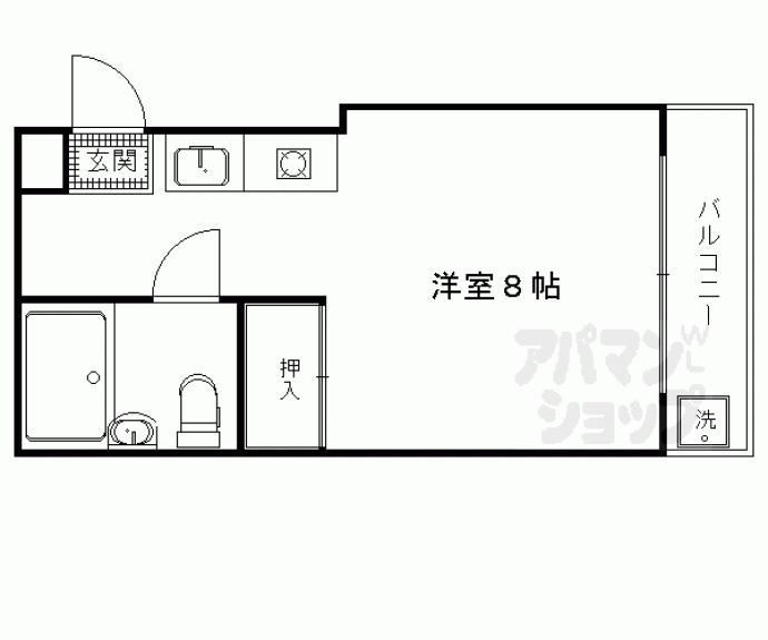 【花園マンション】間取