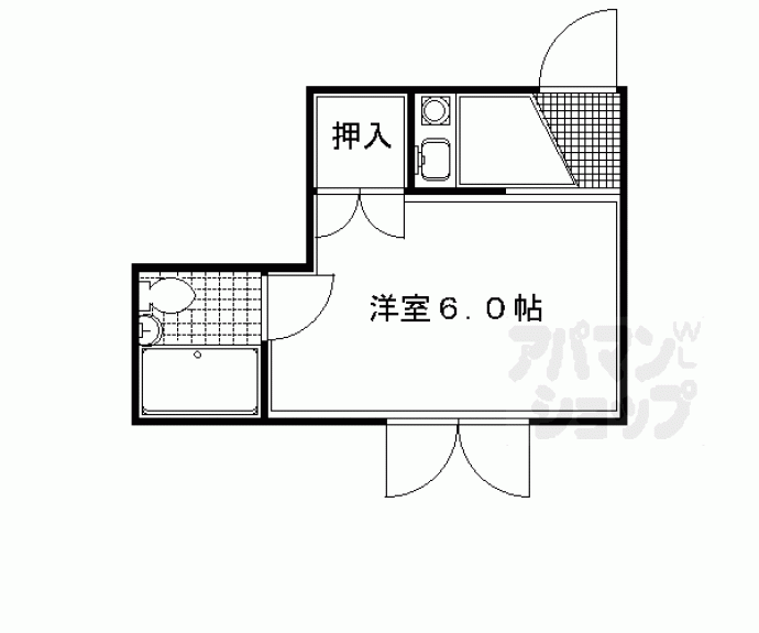 【アクエルド東大路】間取