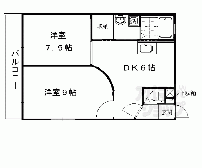 【ファースト常盤野】間取