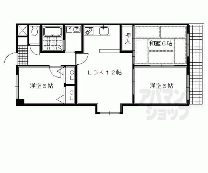 【ライフプラザ河原町今出川】間取