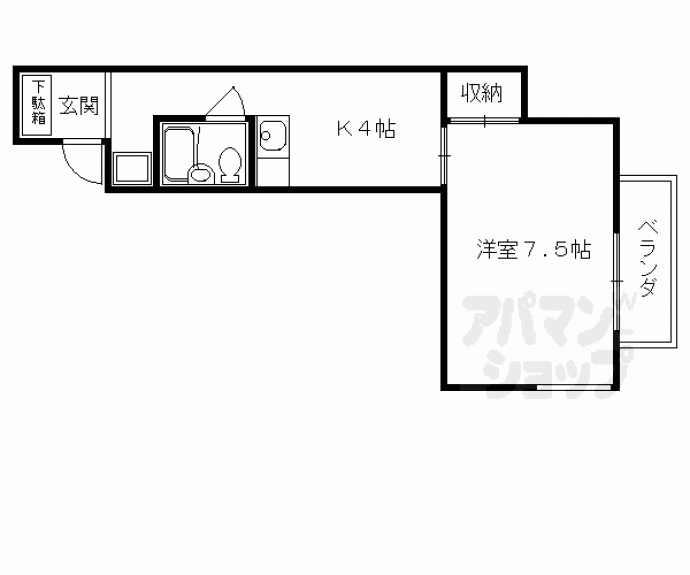 【グランディール堀川】間取