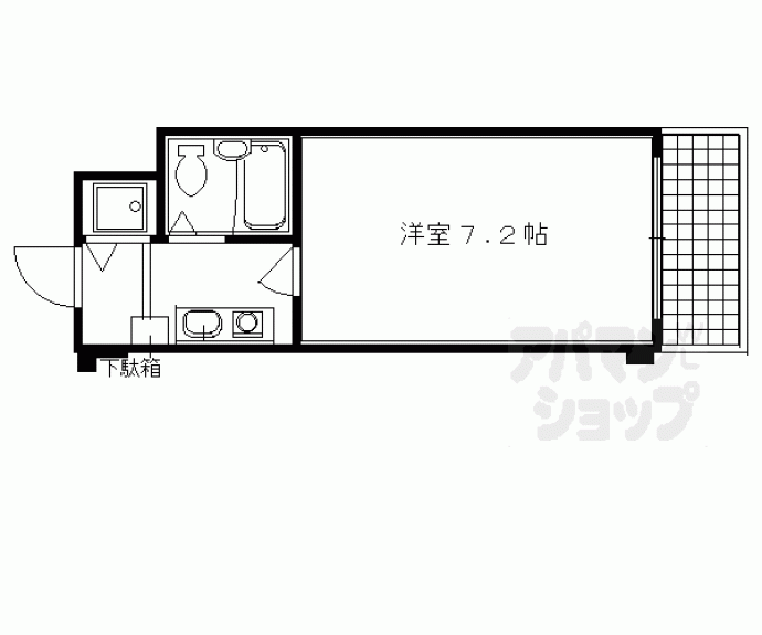 【アルテハイム二条城】間取