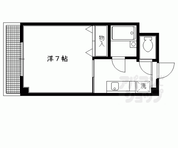 【パレドヴァン中村】間取