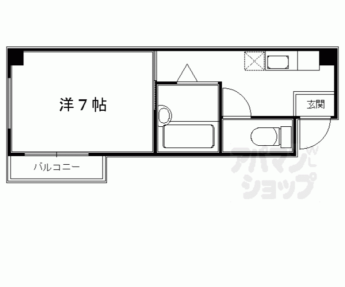 【ヴィラ中立売】間取