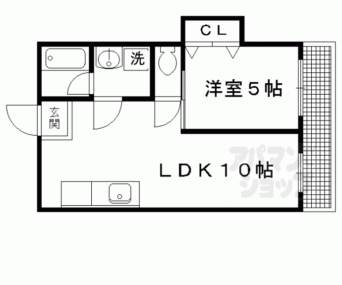 【平野マンション】間取