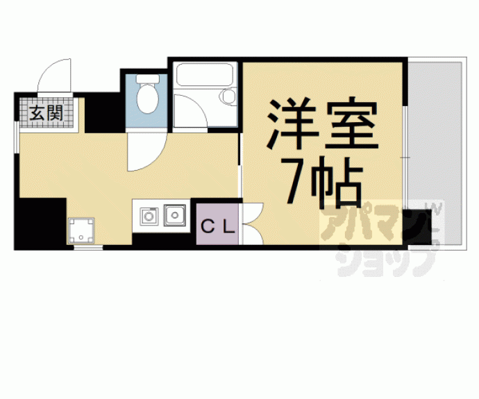 【上原マンション】間取