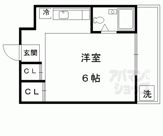 【カーサ船岡山】間取