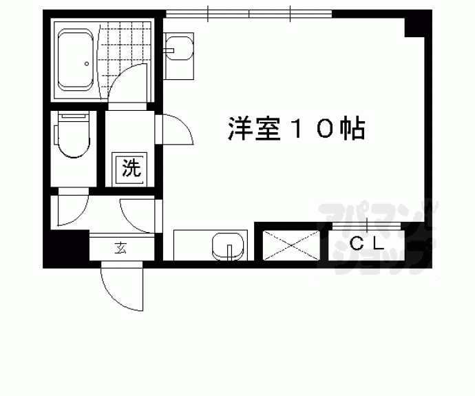 【明治館にしきマンション】間取