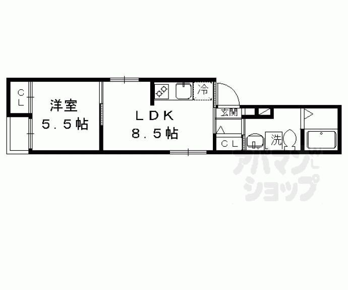 【アークリード平野】間取