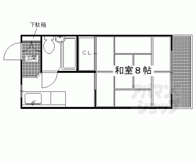 【コーポサンプラザ】間取