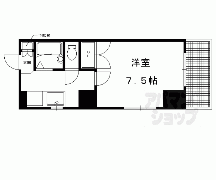 【コーポサンプラザ】間取