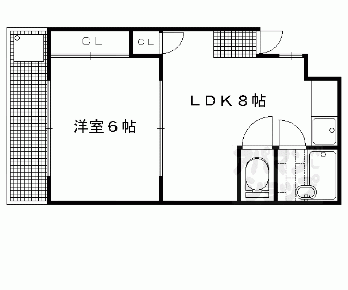 【ハーティーハウス一条】間取