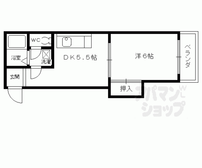 【ミレイ西ノ京】間取