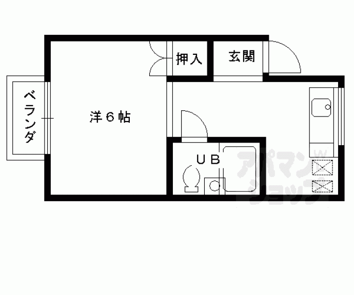 【ハイツ山喜】間取