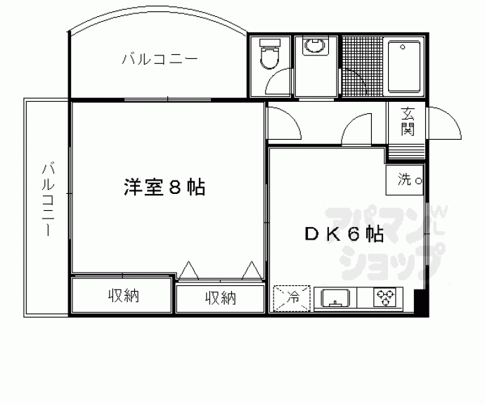 【グランミュゼ北野】間取