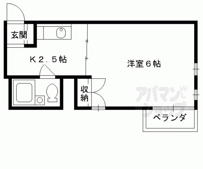 【モナドハイツ】間取