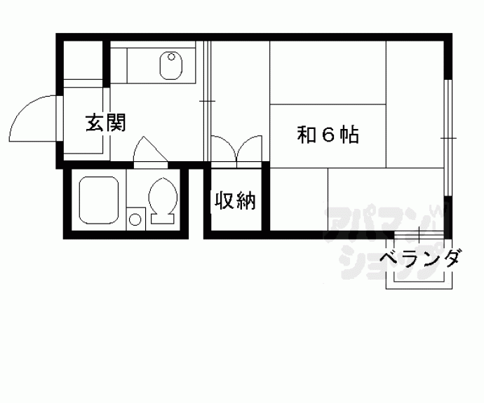 【モナドハイツ】間取