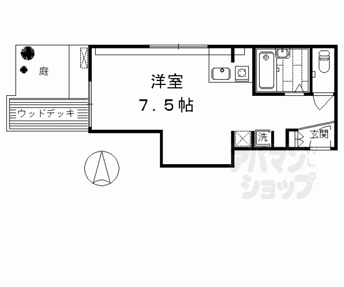 【ハチセ若宮ハイツ】間取