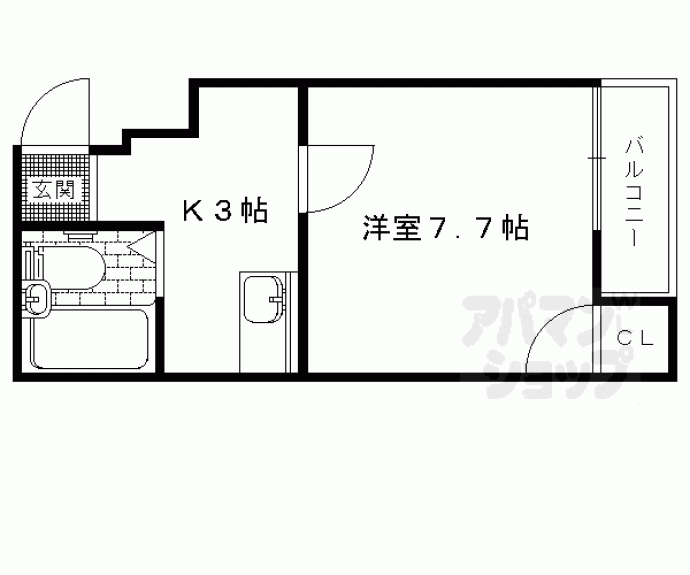 【メゾン・ド・白川】間取