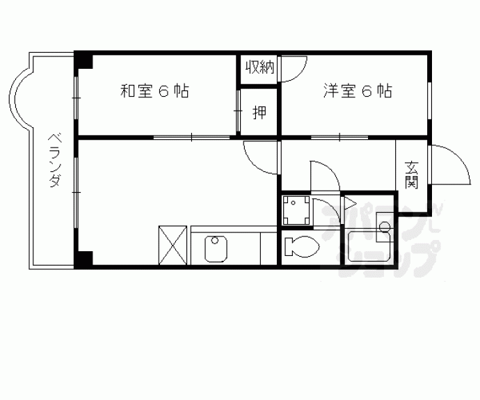 【コーポ大敬】間取