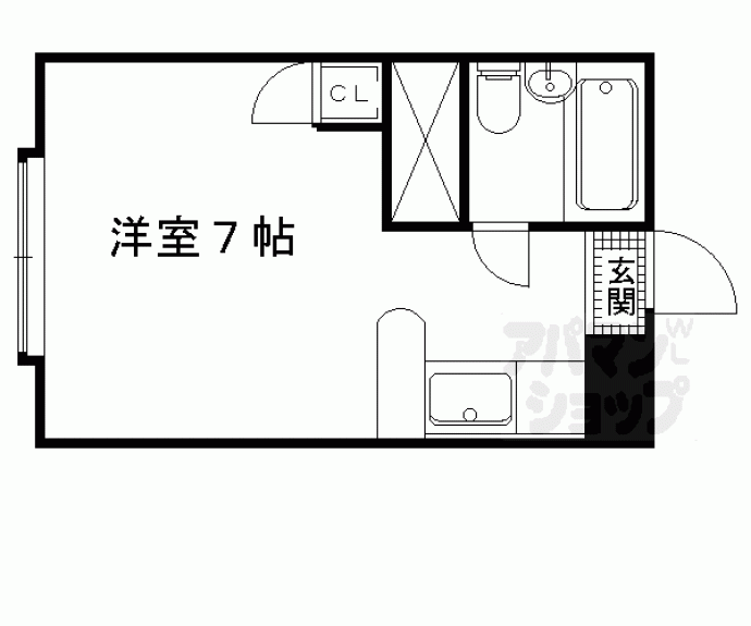 【コーポさかき】間取