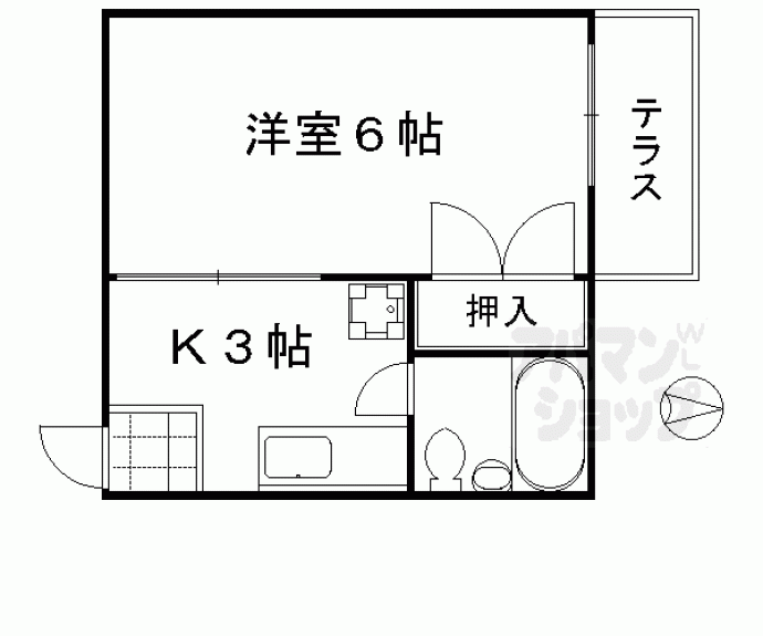 【ハイツ中村】間取