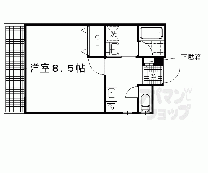 【ラルゴ仁王門】間取