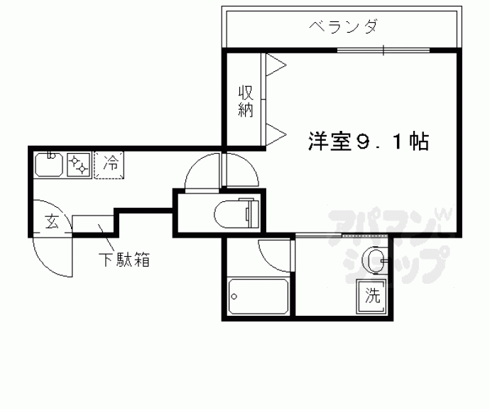 【ラルゴ仁王門】間取