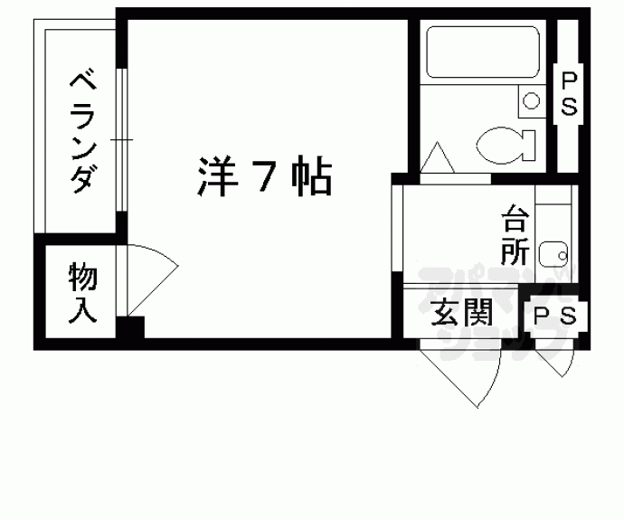 【プラットホーム東福寺】間取