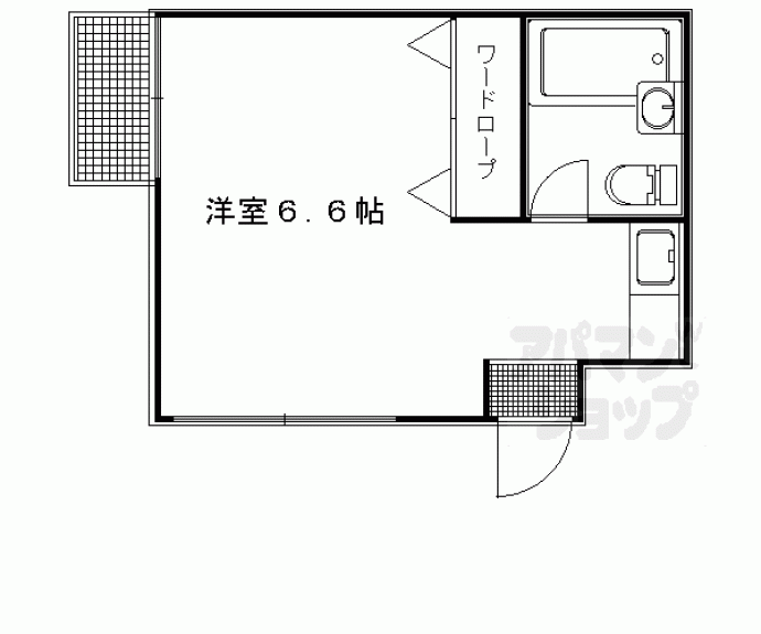 【クレセント聚楽】間取