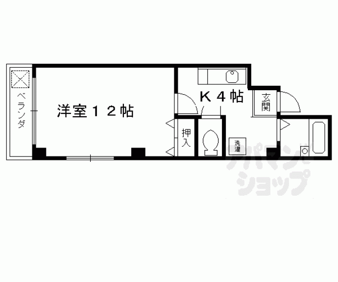 【ベルステージ東山】間取