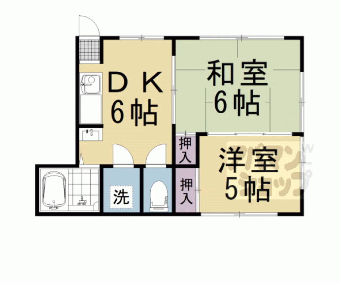 【丸高マンション】間取