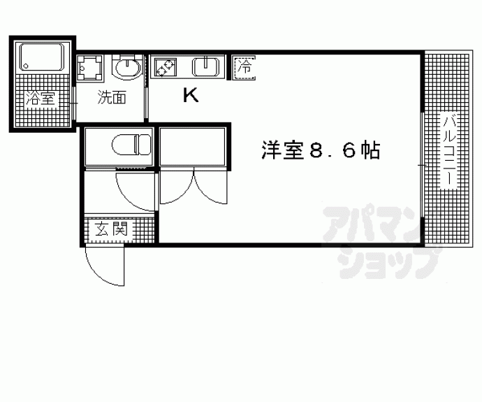 【パラシオ池田】間取